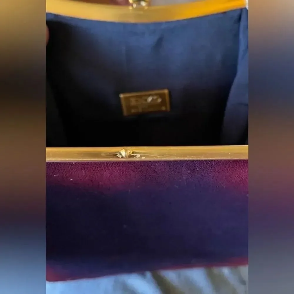 Enzo angiolini velvet evening bag